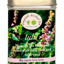 Tulsi loose tea tin